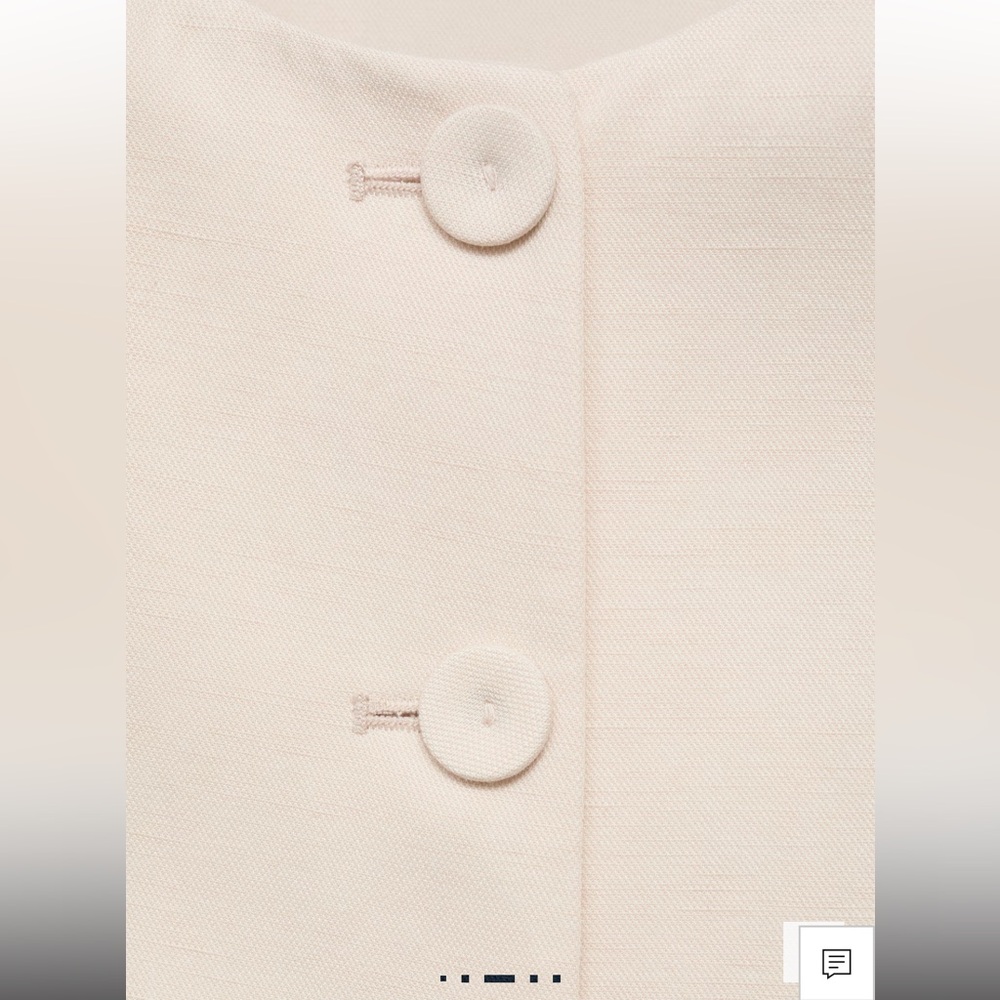 Mango Cream Women's Blazer - Picture 5 of 10